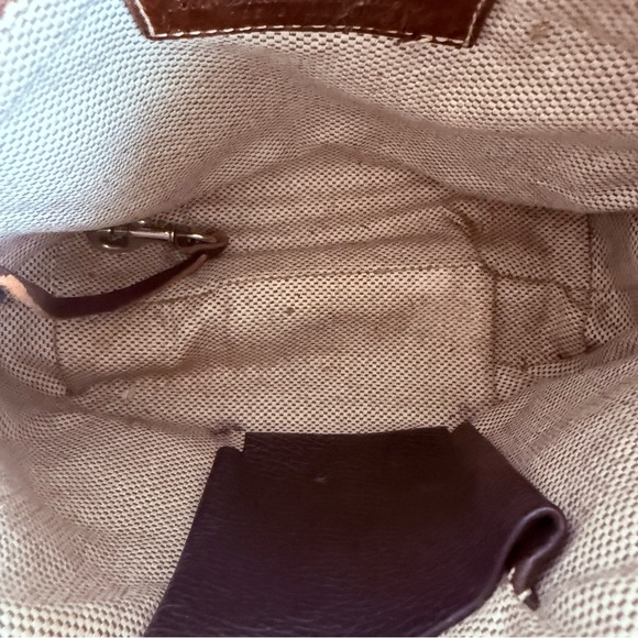 DOONEY & BOURKE Leather Black Brown Bag Purse - Picture 8 of 10